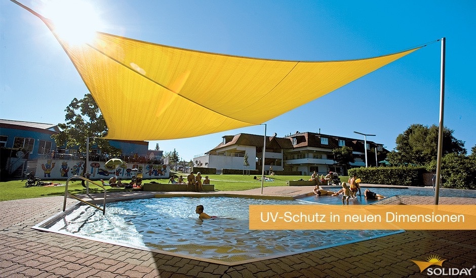 Sonnensegel-Freibad-UV-Schutz